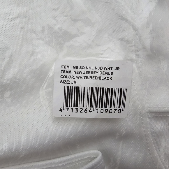 Bundle of 2 pairs New Jersey Devils MonkeySports Mesh Hockey Socks Sz Jr. - Picture 5 of 5